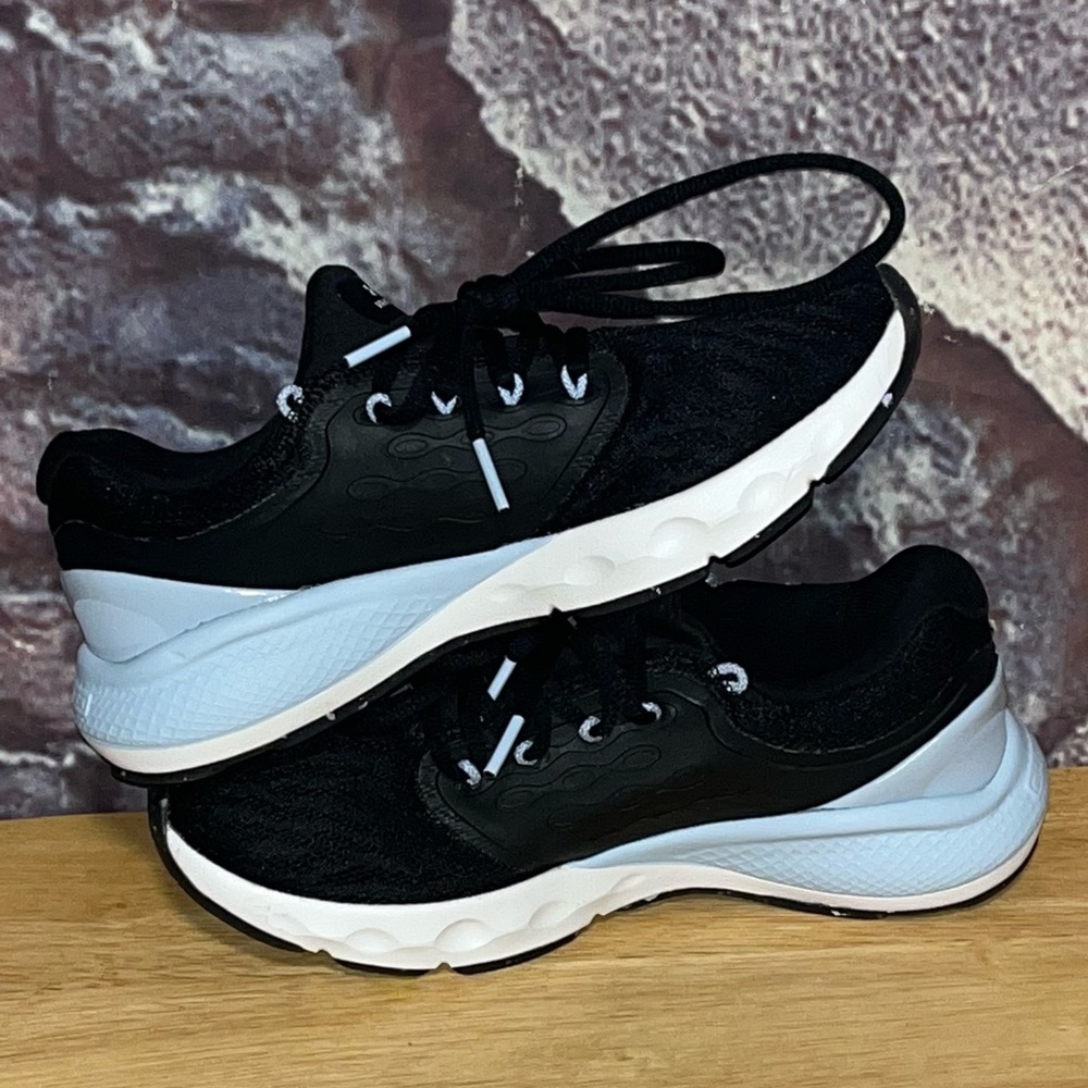 Under Armour Charged Vantage Black Isotope Blue Running Shoes Size 6.5-7 - Picture 3 of 9